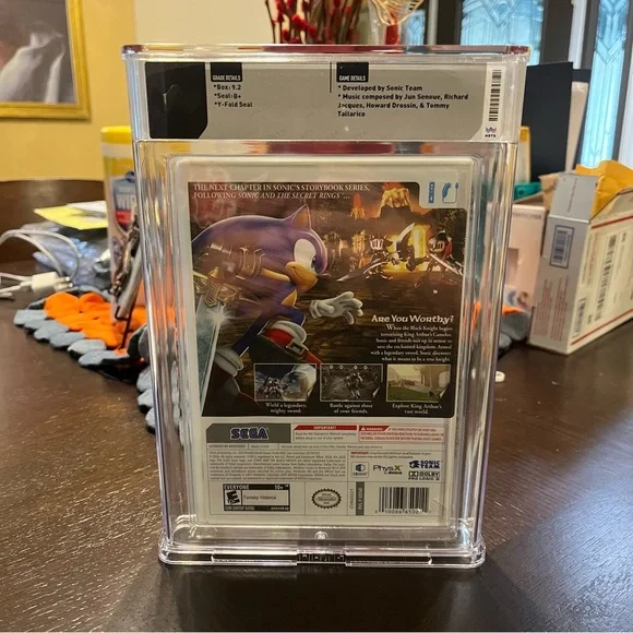 Wii - Sonic and the Black Knight (2009) - New / Sealed - WATA 9.2 / B+
